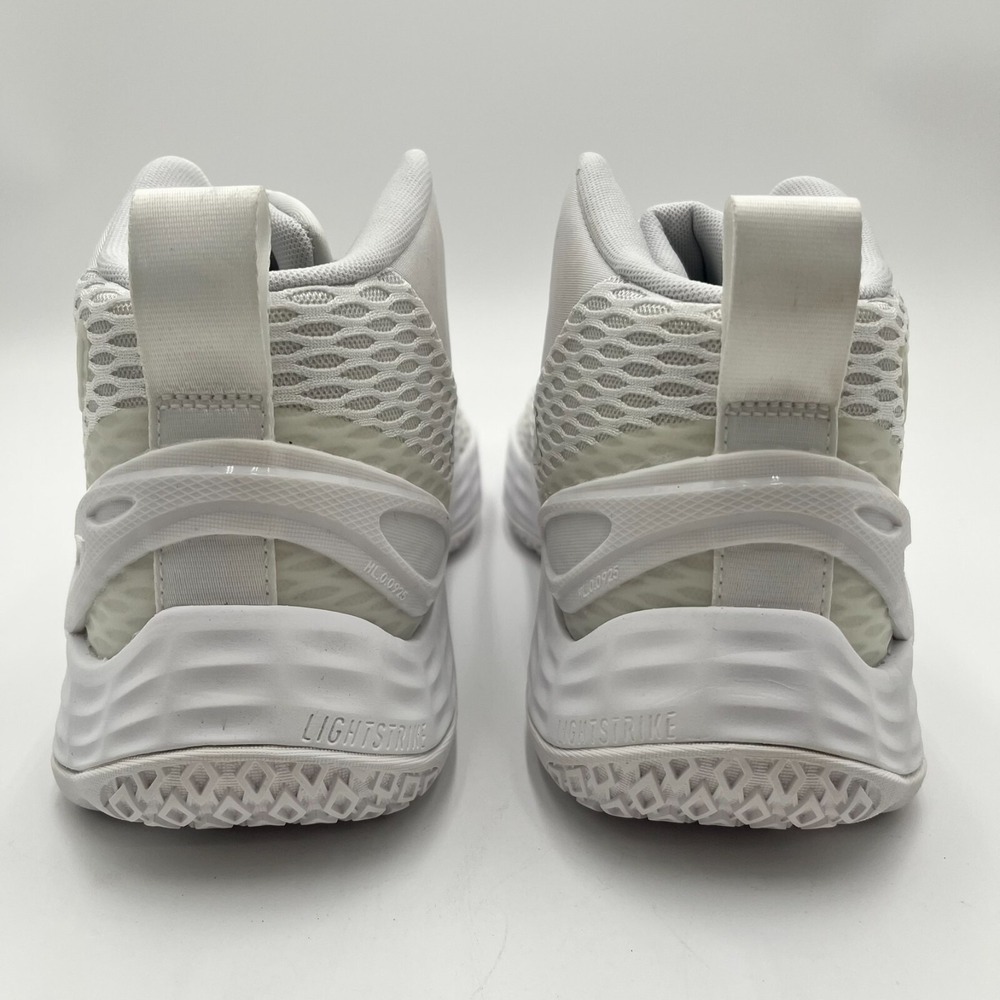 Adidas Exhibit A Mid Mens 8.5 White Crystal Basketball Shoes Sneakers NEW NIB - Picture 5 of 10